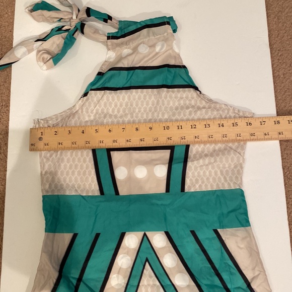 Maxi dress. Ties at the side of the neck.  Material does not have any give. - Picture 4 of 4